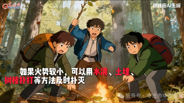 AI动画丨突遇森林火灾,我们该如何紧急求生